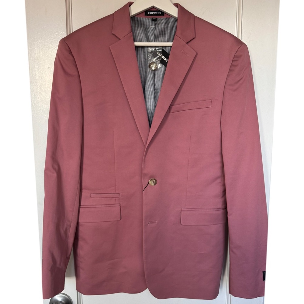 Express Stretch Slim Dusty Pink Blazer